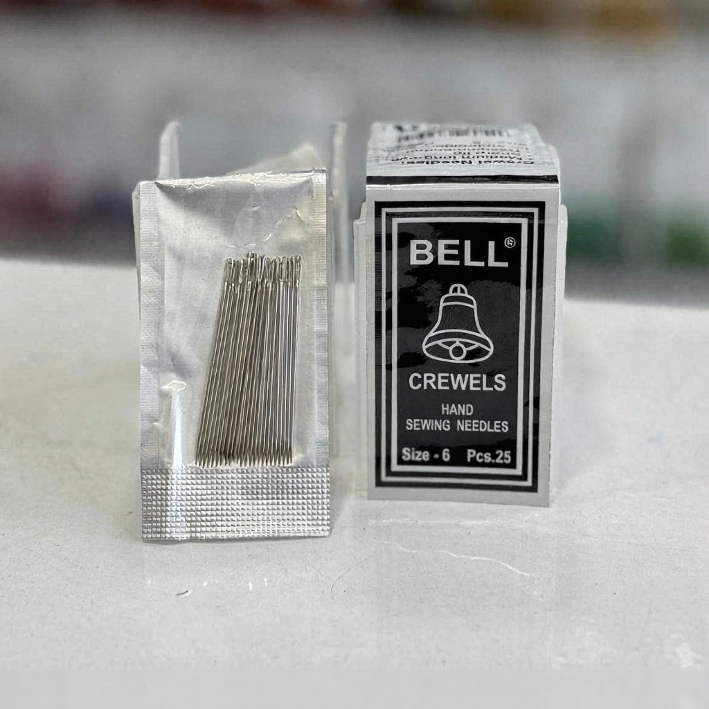 BELL  CREWELS NEEDLES 8